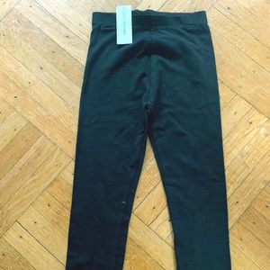 Girls/Toddlers Black Leggings